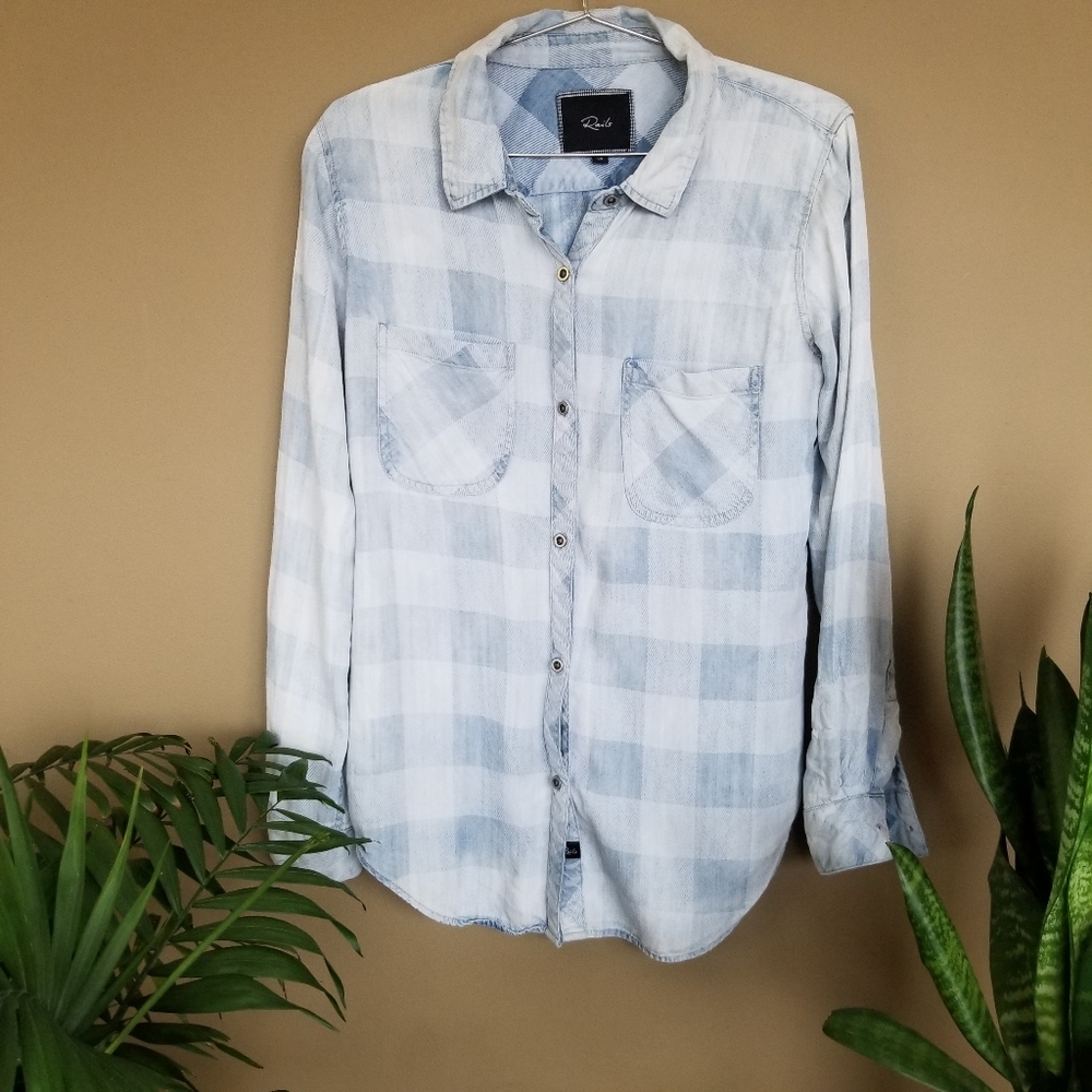 Rails Xs Lightweight Denim Button Down - image 1